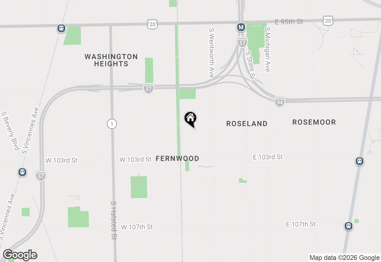 Map of 320 W 101st Place, Chicago, IL 60628