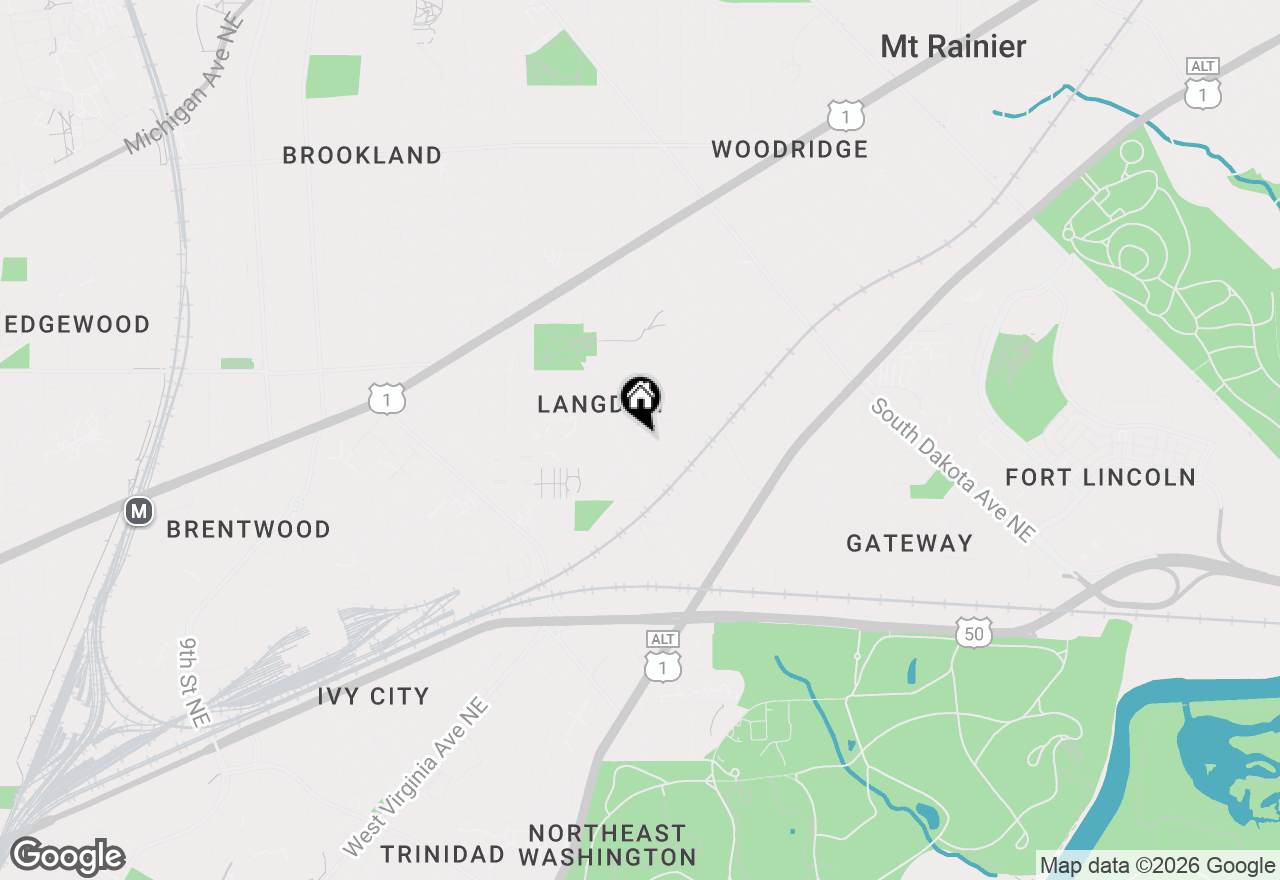 Map of 2015 Douglas Street Ne, Washington, DC 20018