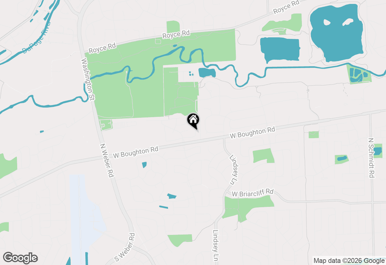 Map of 1042 Churchill Drive, Bolingbrook, IL 60440