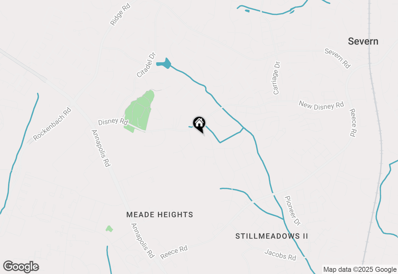 Map of 8122 Orchard Blossom Lane, Severn, MD 21144