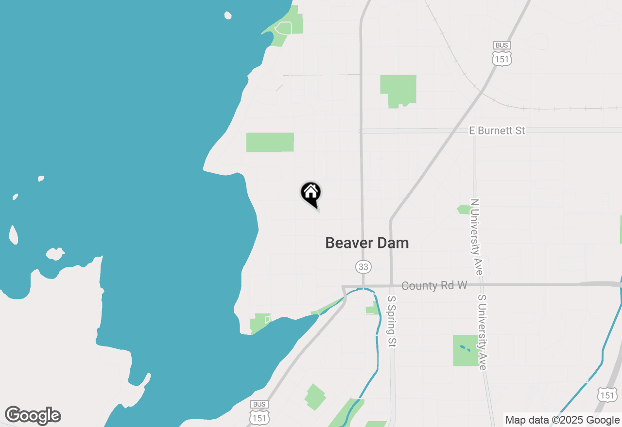 Map of 606 West St, Beaver Dam, WI 53916