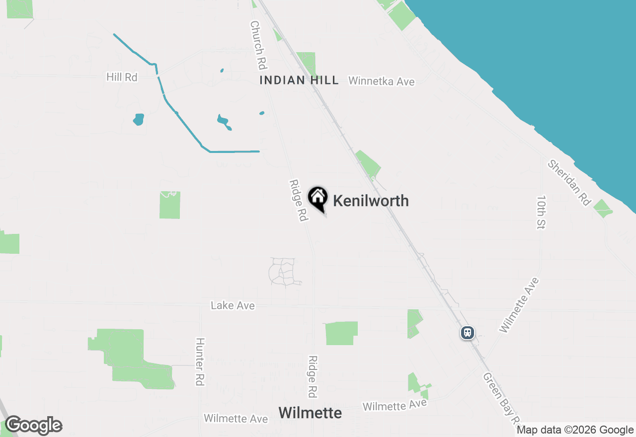 Map of 342 Sterling Road, Kenilworth, IL 60043