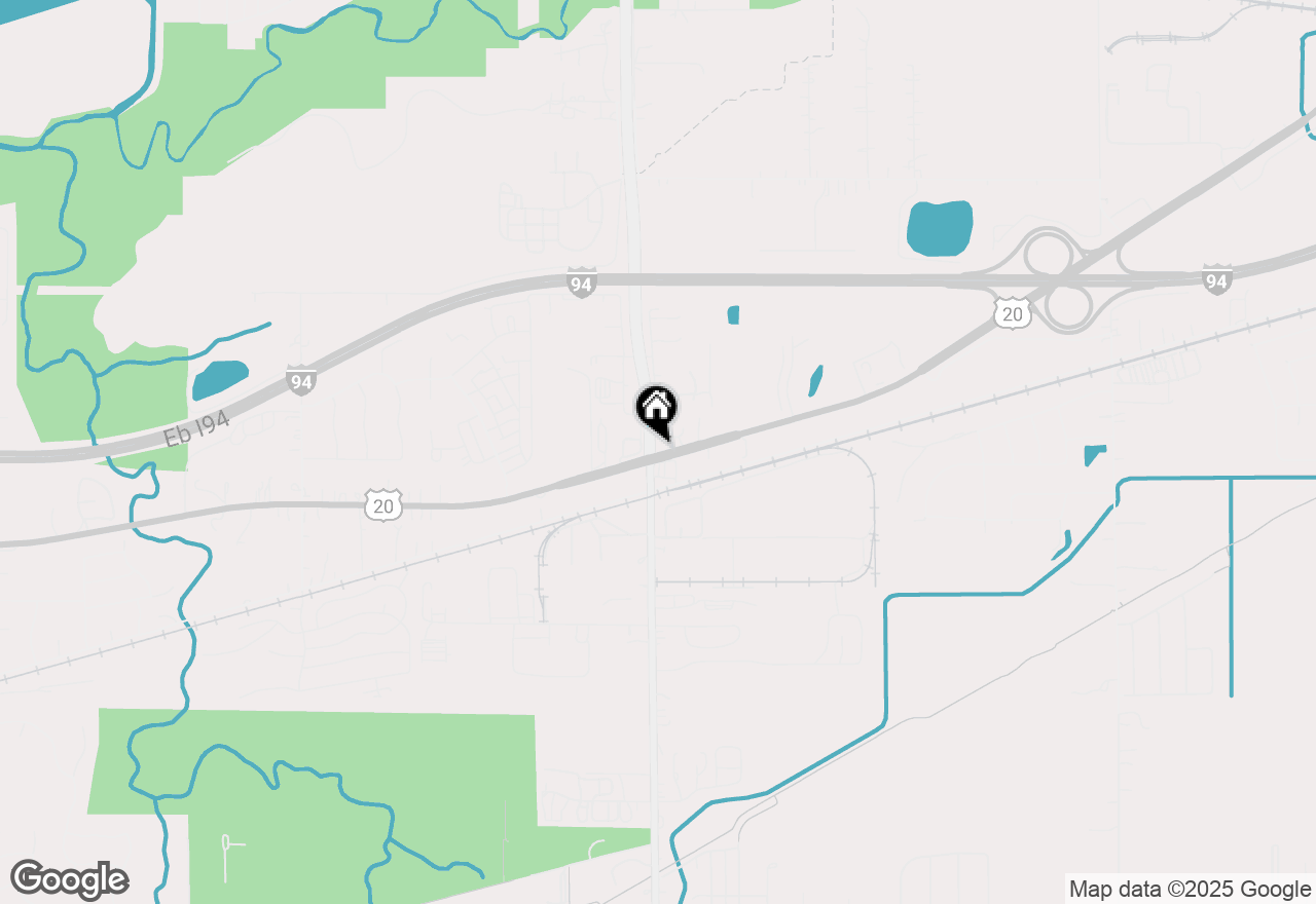 Map of V/l Us Hwy 20, Burns Harbor, IN 46304