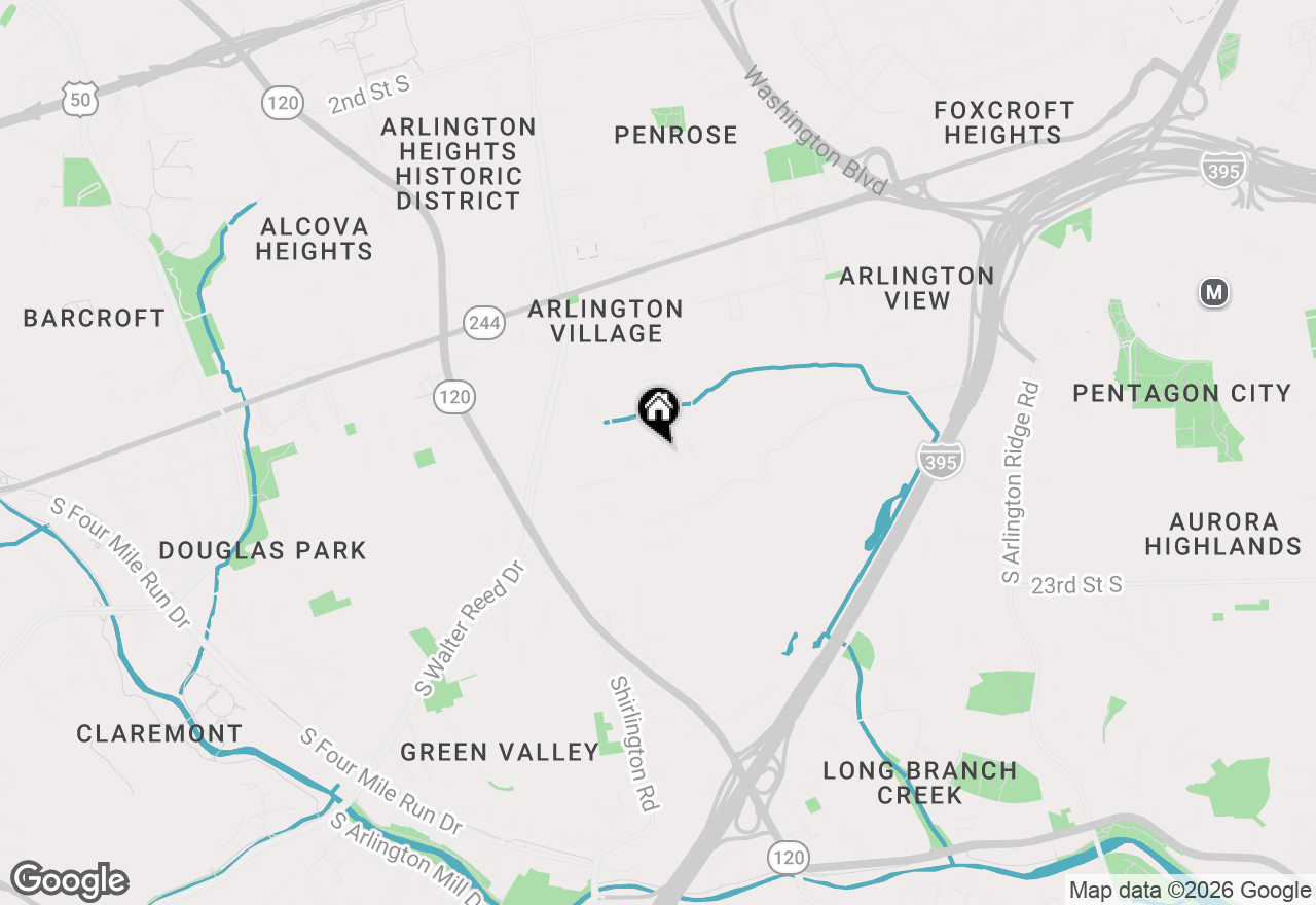Map of 2600 16th Street S #687, Arlington, VA 22204