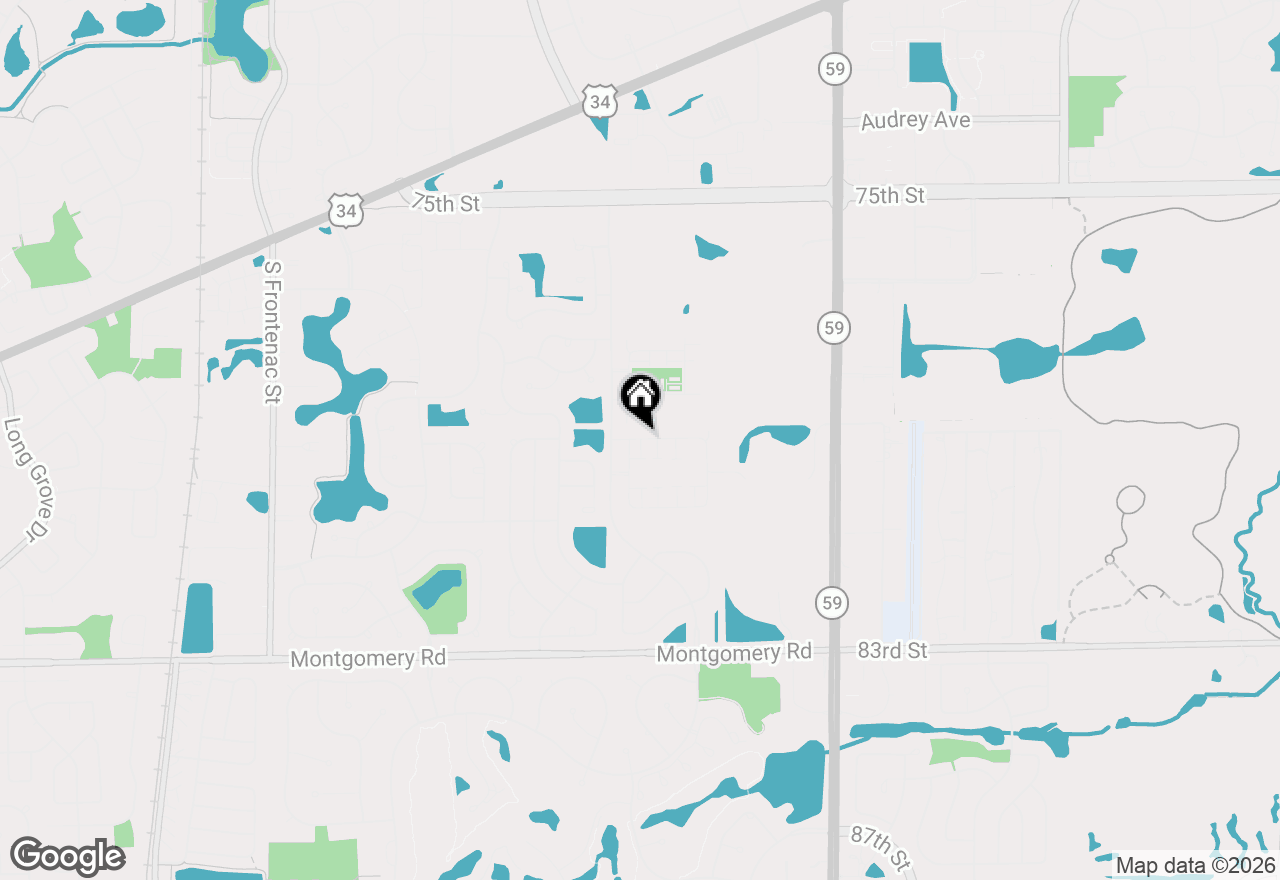 Map of 4122 Chelsea Manor Circle, Aurora, IL 60504