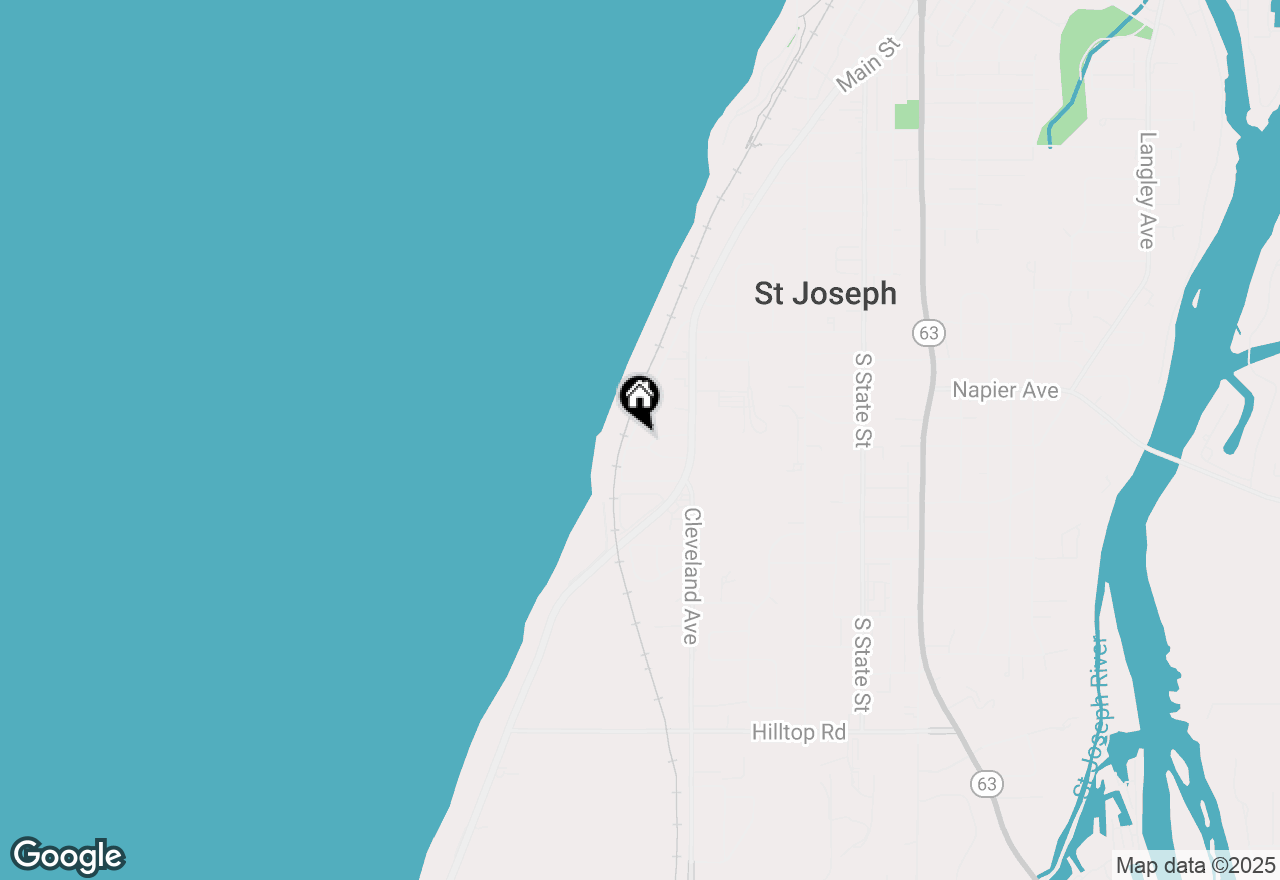Map of 2571 Old Lakeshore Road, St. Joseph, MI 49085