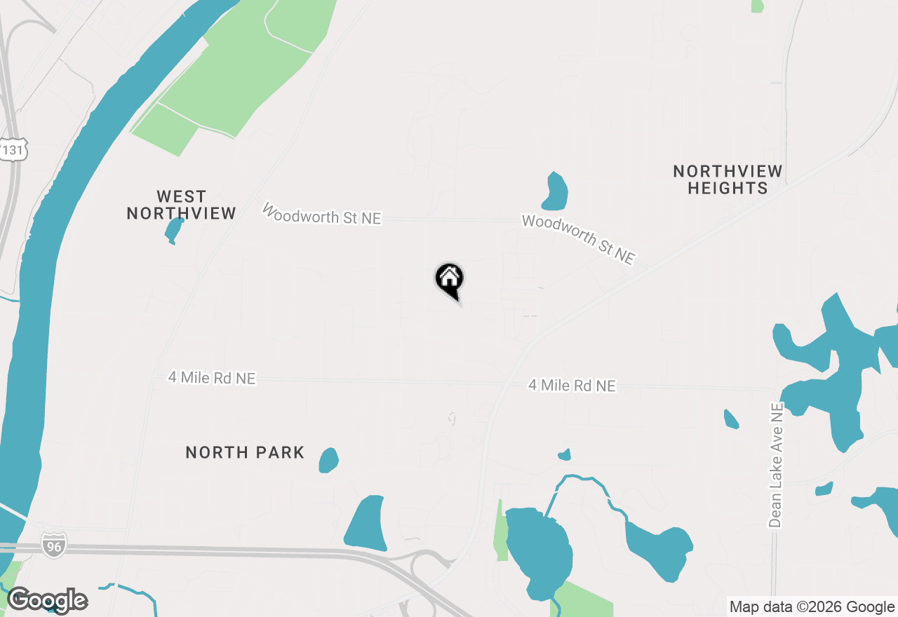 Map of 3750 Benjamin Avenue Ne, Grand Rapids, MI 49525
