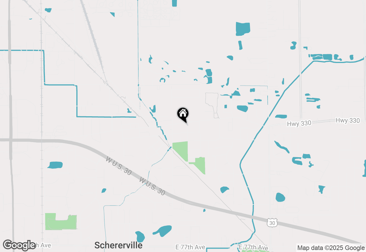 Map of 237 E Joliet Street, Schererville, IN 46375