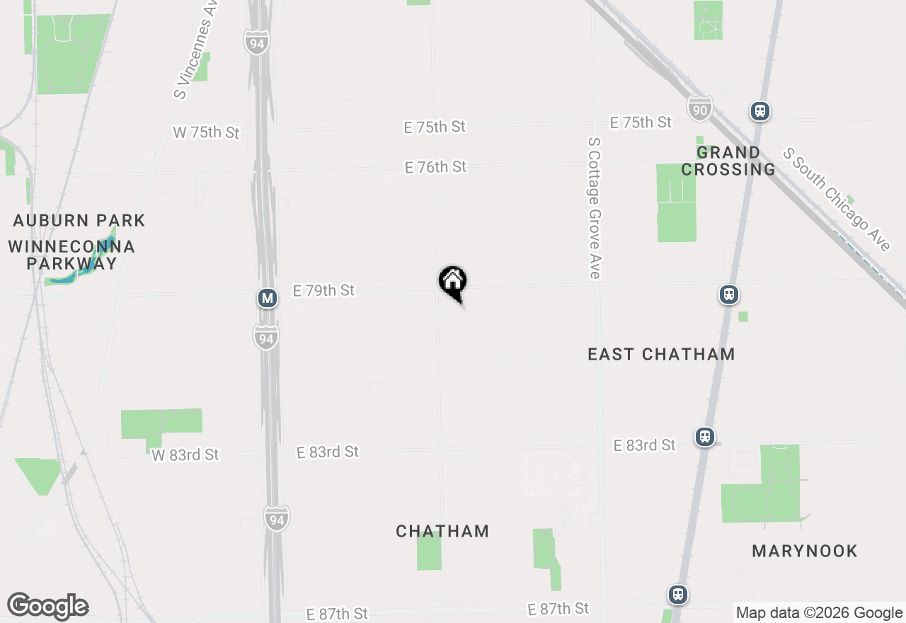 Map of 7936 S Vernon Avenue, Chicago, IL 60619
