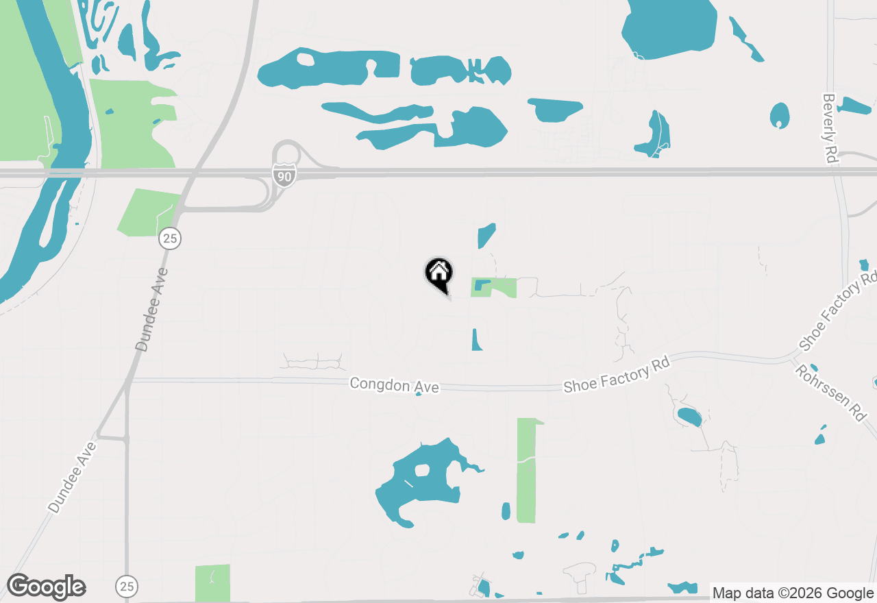 Map of 1242 Shawford Way, Elgin, IL 60120