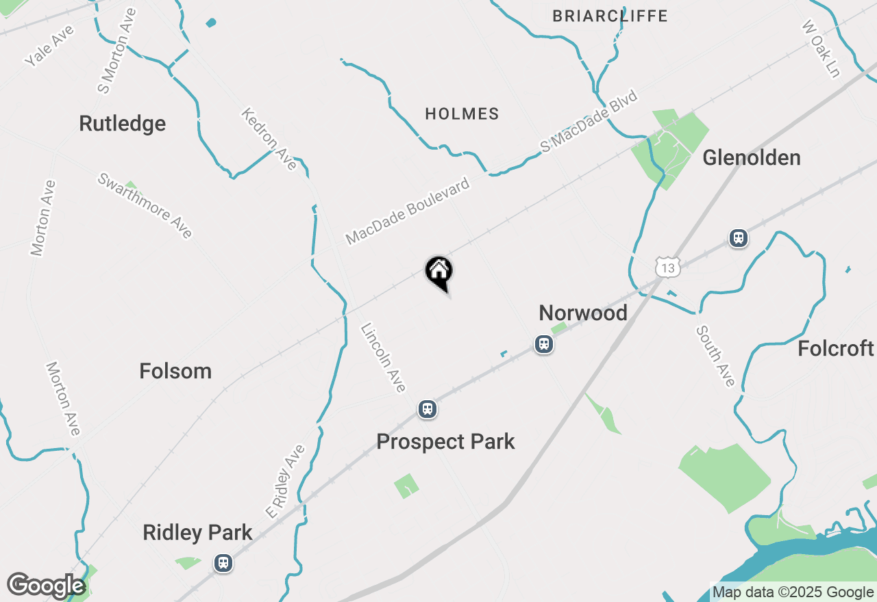 Map of 631 16th Avenue, Prospect Park, PA 19076