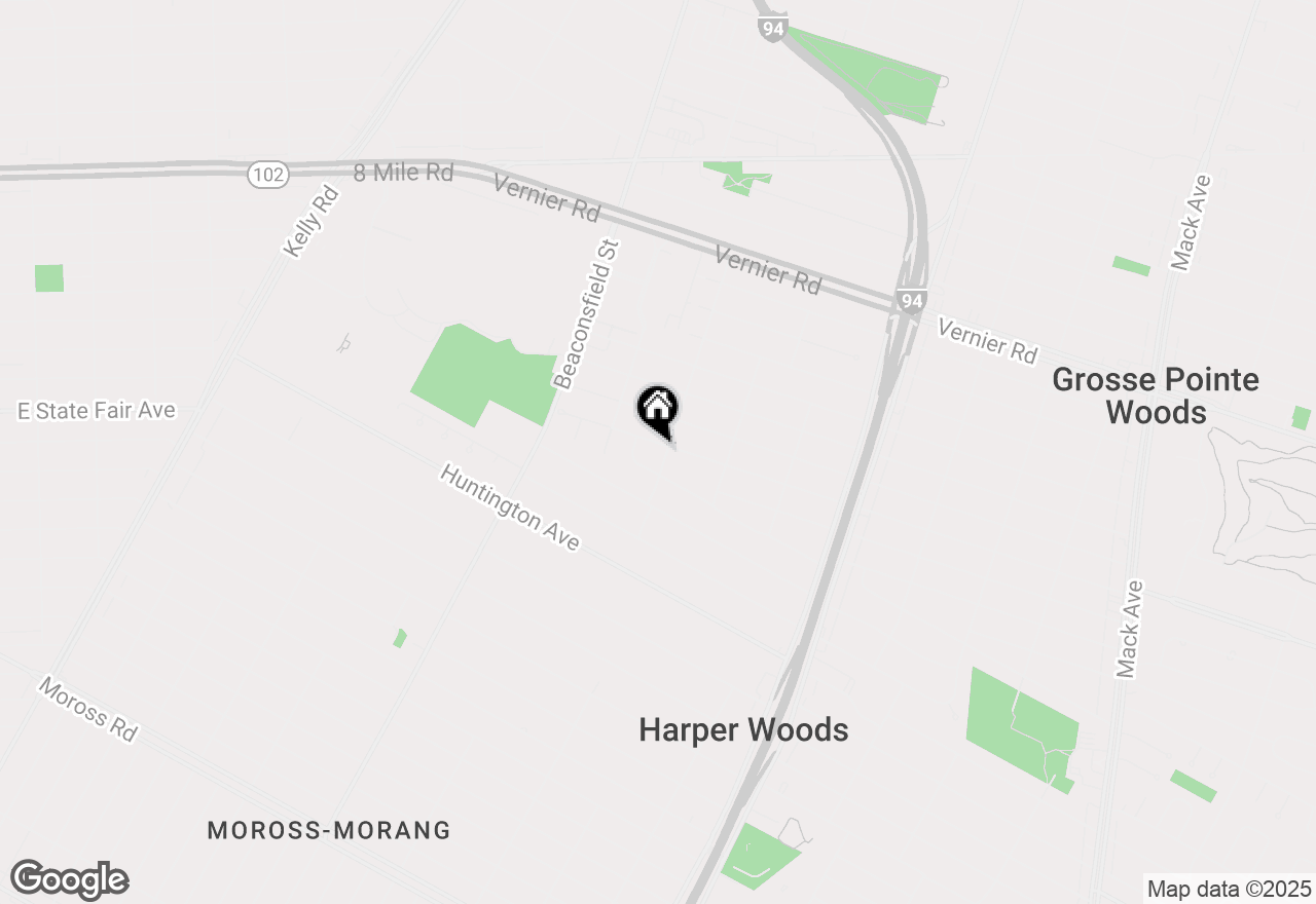 Map of 20006 Lochmoor Street, Harper Woods, MI 48225