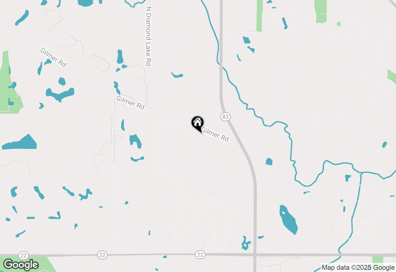 Map of 4864 Pond View Court, Long Grove, IL 60047