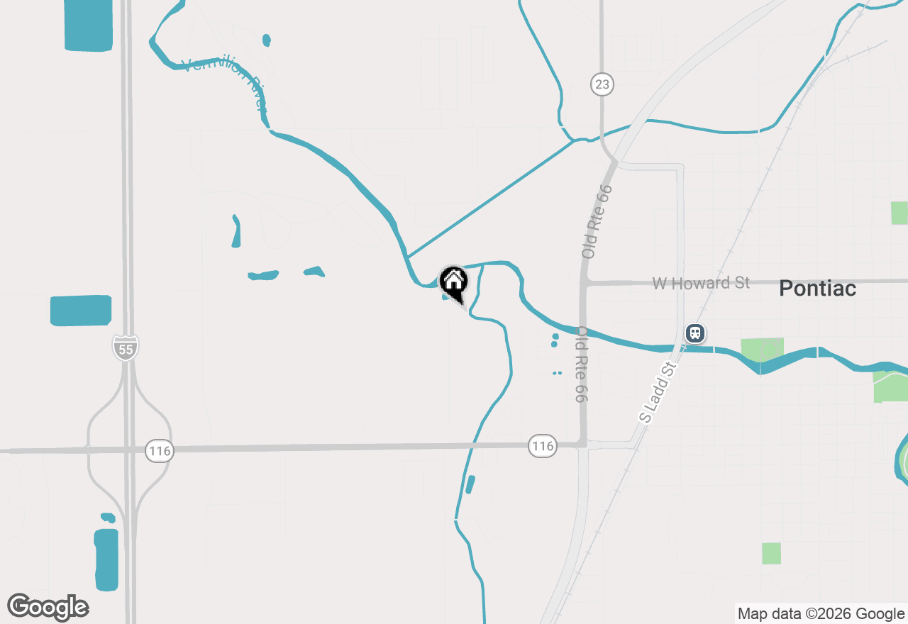 Map of 100 S Westview Drive, Pontiac, IL 61764