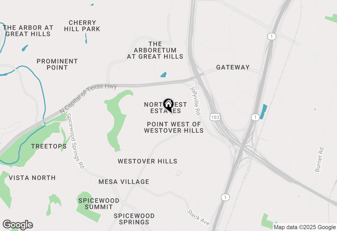 Map of 8900 Rockcrest Dr, Austin, TX 78759