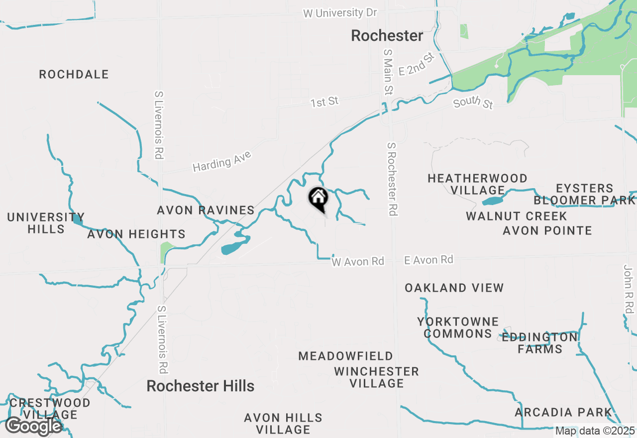 Map of 348 Strawberry Drive, Rochester, MI 48307