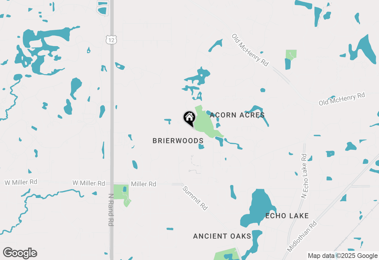 Map of 29 Bruce Circle N, Hawthorn Woods, IL 60047