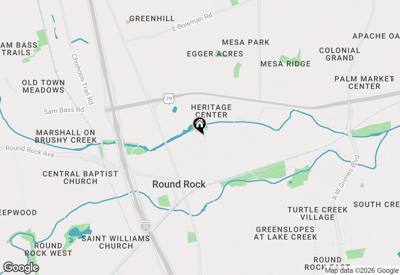 Map of 513 N Lewis St, Round Rock, TX 78664
