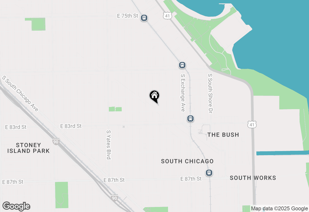 Map of 8136 S Manistee Avenue, Chicago, IL 60617