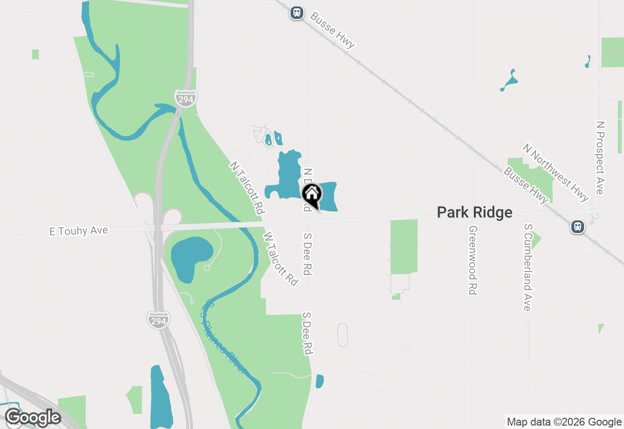 Map of 1 N Dee Road #1C, Park Ridge, IL 60068