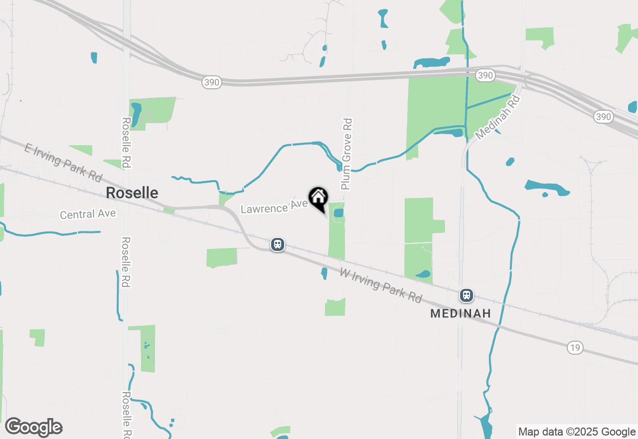 Map of 62 Morningside Drive, Roselle, IL 60172