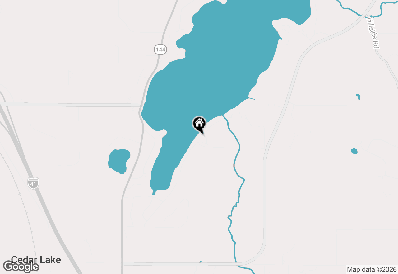 Map of 4664 Fontana Rd, West Bend, WI 53095