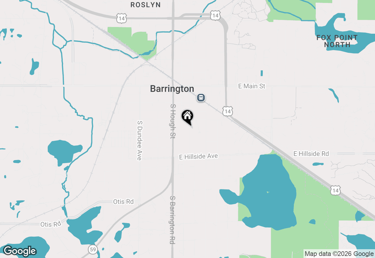 Map of 526 S Grove Avenue, Barrington, IL 60010