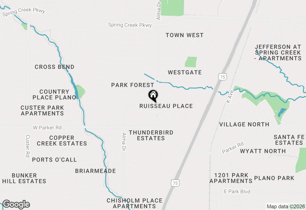 Map of 813 Stone Trail Drive, Plano, TX 75023