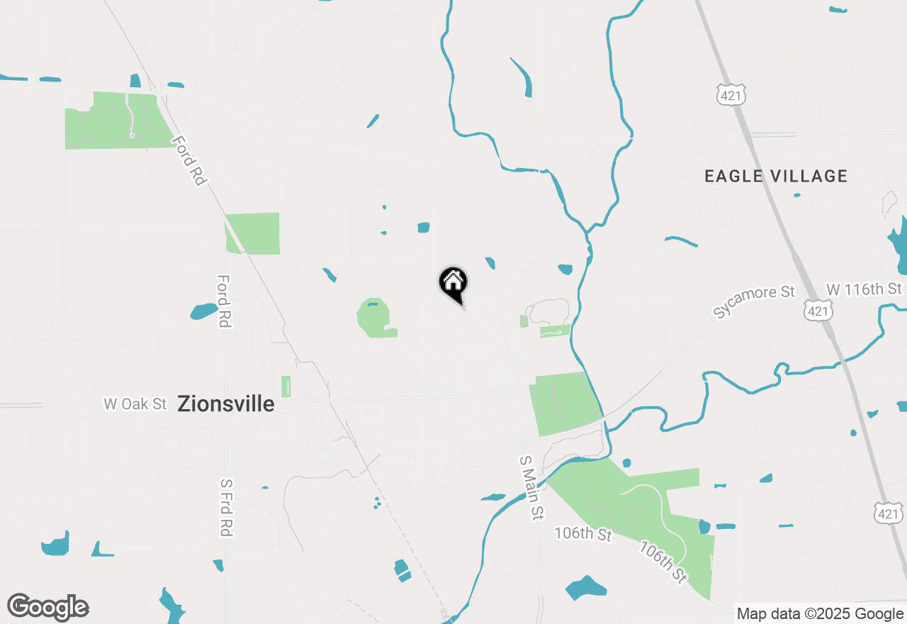 Map of 440 Linden Street, Zionsville, IN 46077
