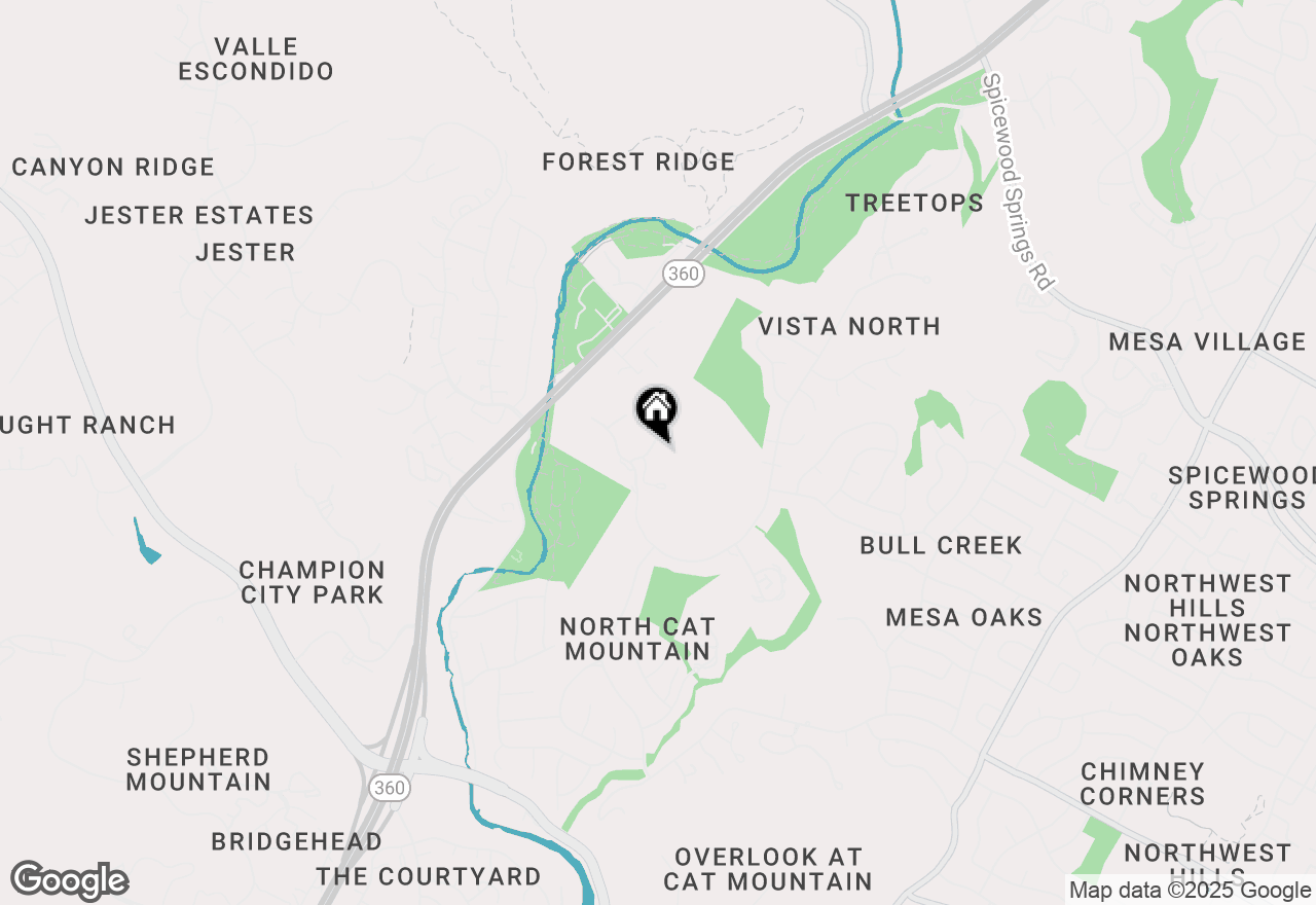 Map of 7317-a Vista Mountain Dr, Austin, TX 78731