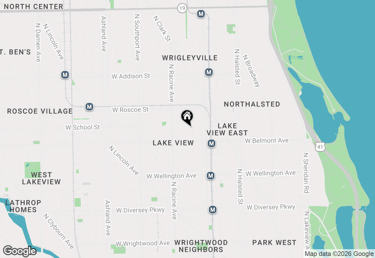 Map of 3248 N Seminary Avenue #1, Chicago, IL 60657