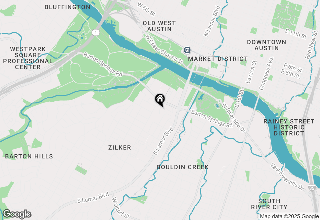 Map of 1529 Barton Springs Rd #13, Austin, TX 78704