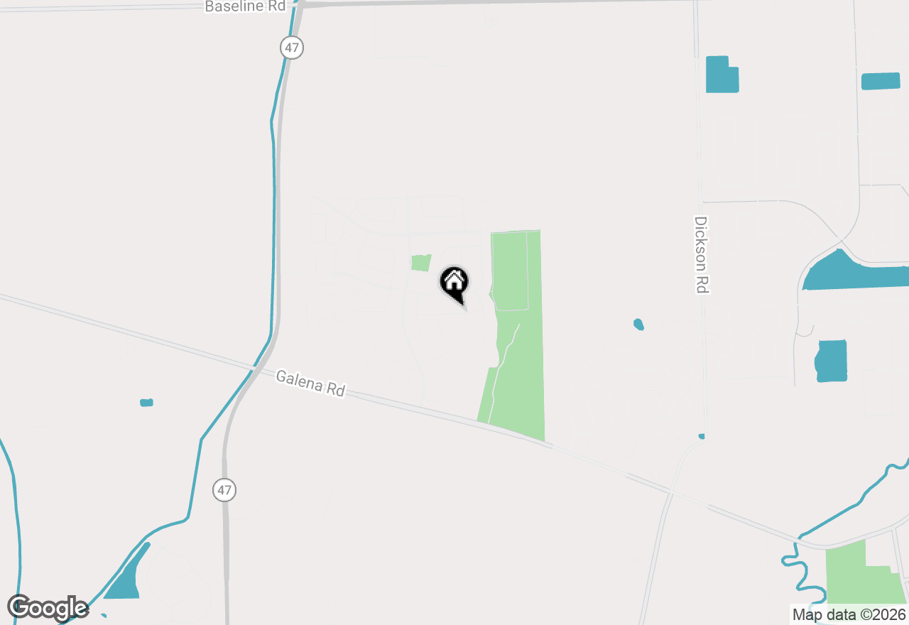 Map of 353 Pensacola Street, Yorkville, IL 60560