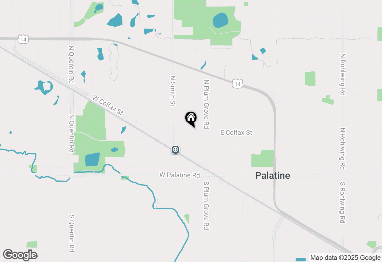 Map of 237 N Brockway Street, Palatine, IL 60067