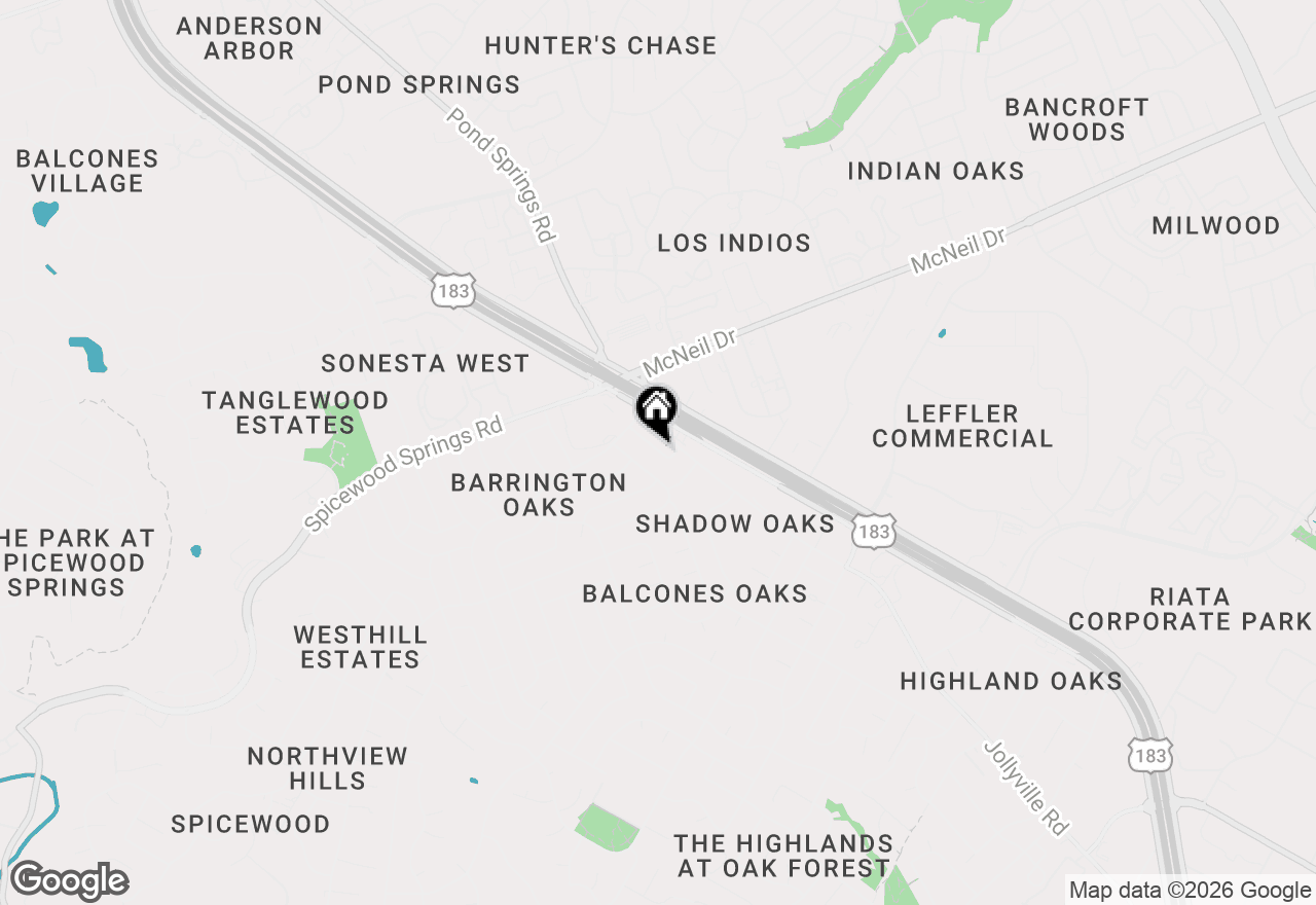 Map of 12210 B Dundee Dr #B, Austin, TX 78759