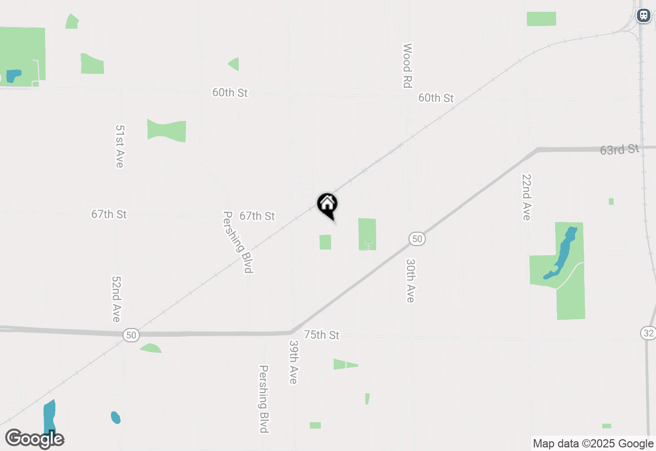 Map of 6716 36th Ave, Kenosha, WI 53142