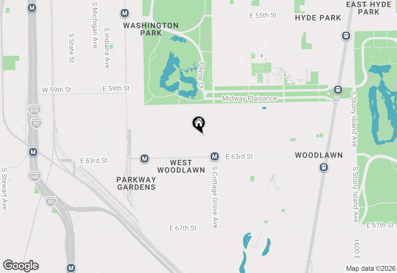 Map of 6151 S Langley Avenue #1, Chicago, IL 60637