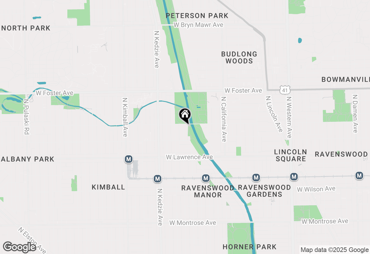 Map of 4949 N Whipple Street #1W, Chicago, IL 60625