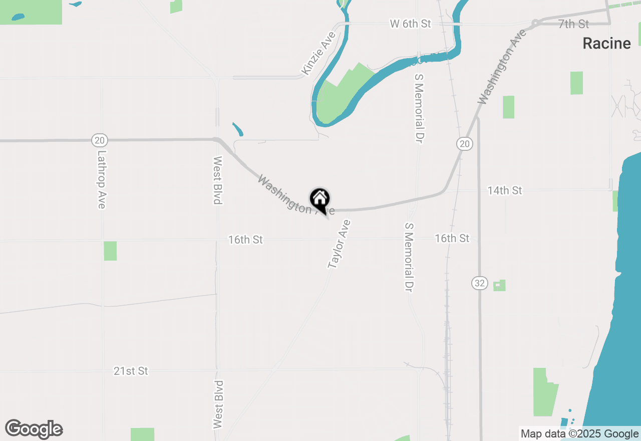 Map of 1519 Boyd Ave, Racine, WI 53405