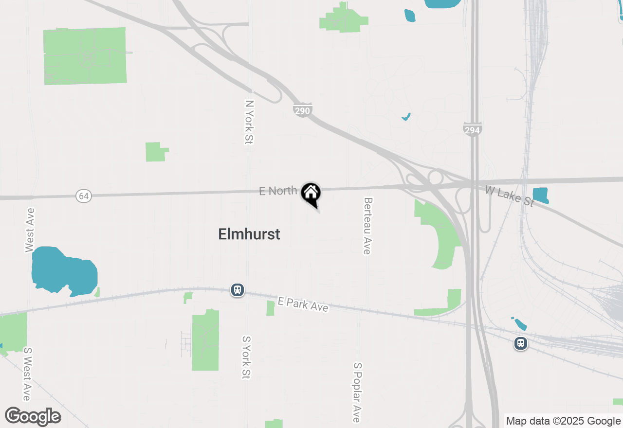 Map of 264 N Willow Road, Elmhurst, IL 60126