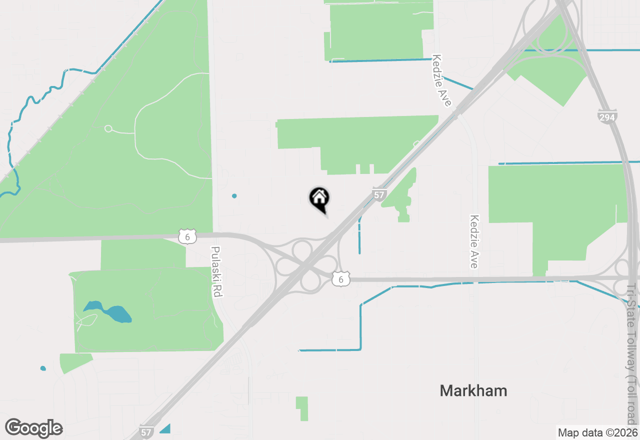 Map of 15631 Millard, Markham, IL 60428