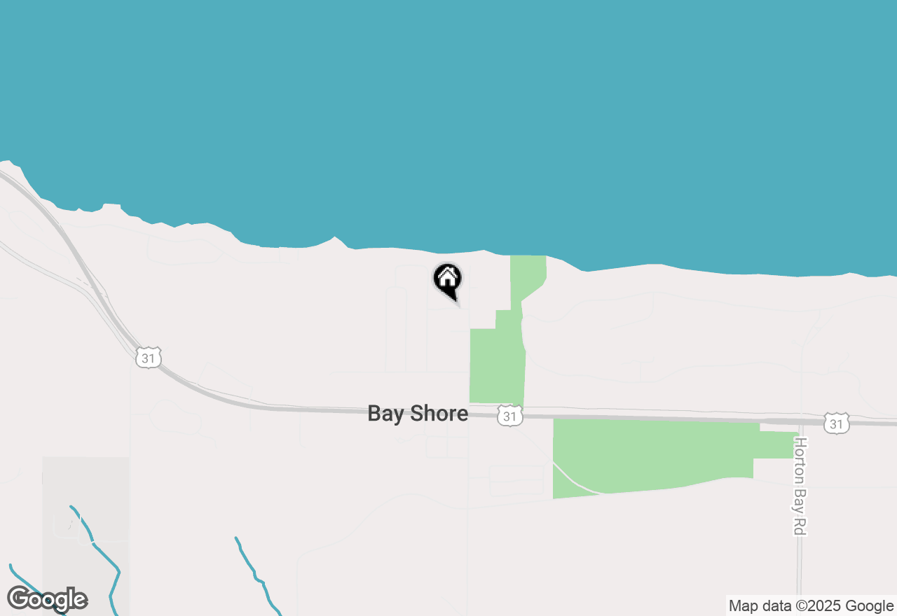 Map of  Rocky Beach Avenue, Charlevoix, MI 49720