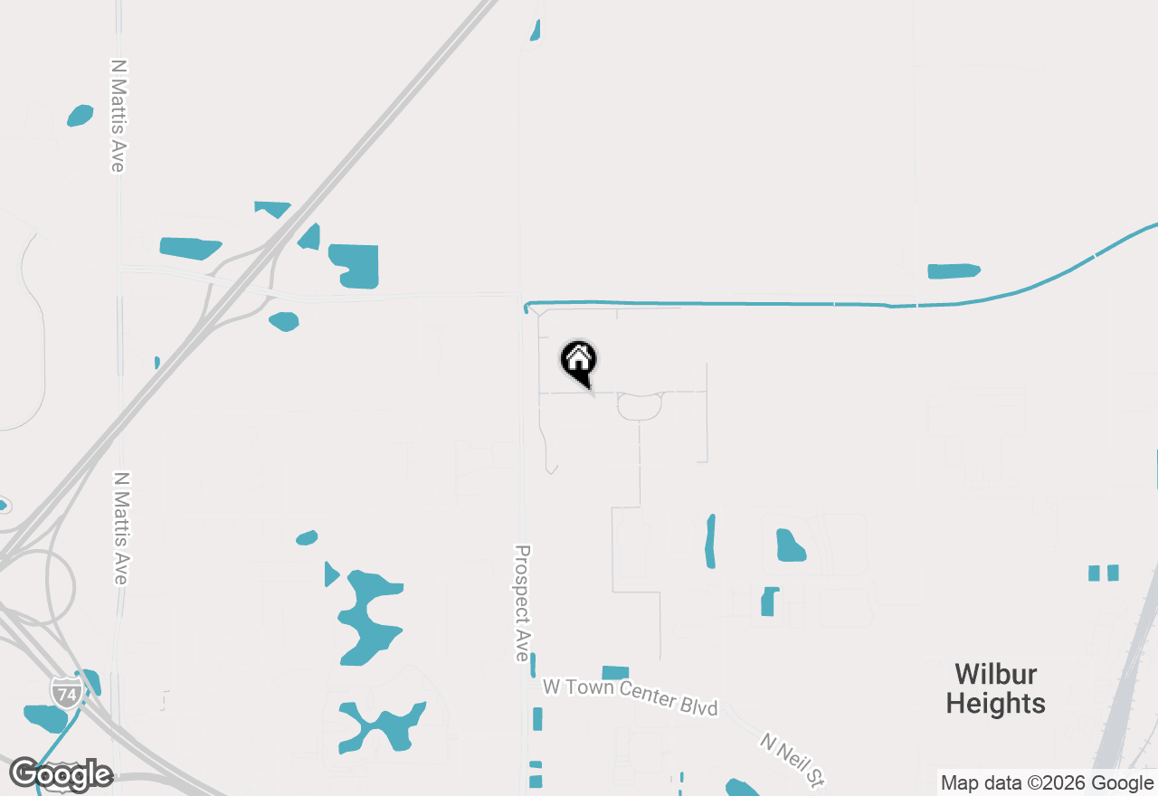 Map of 702 Newton Drive, Champaign, IL 61822