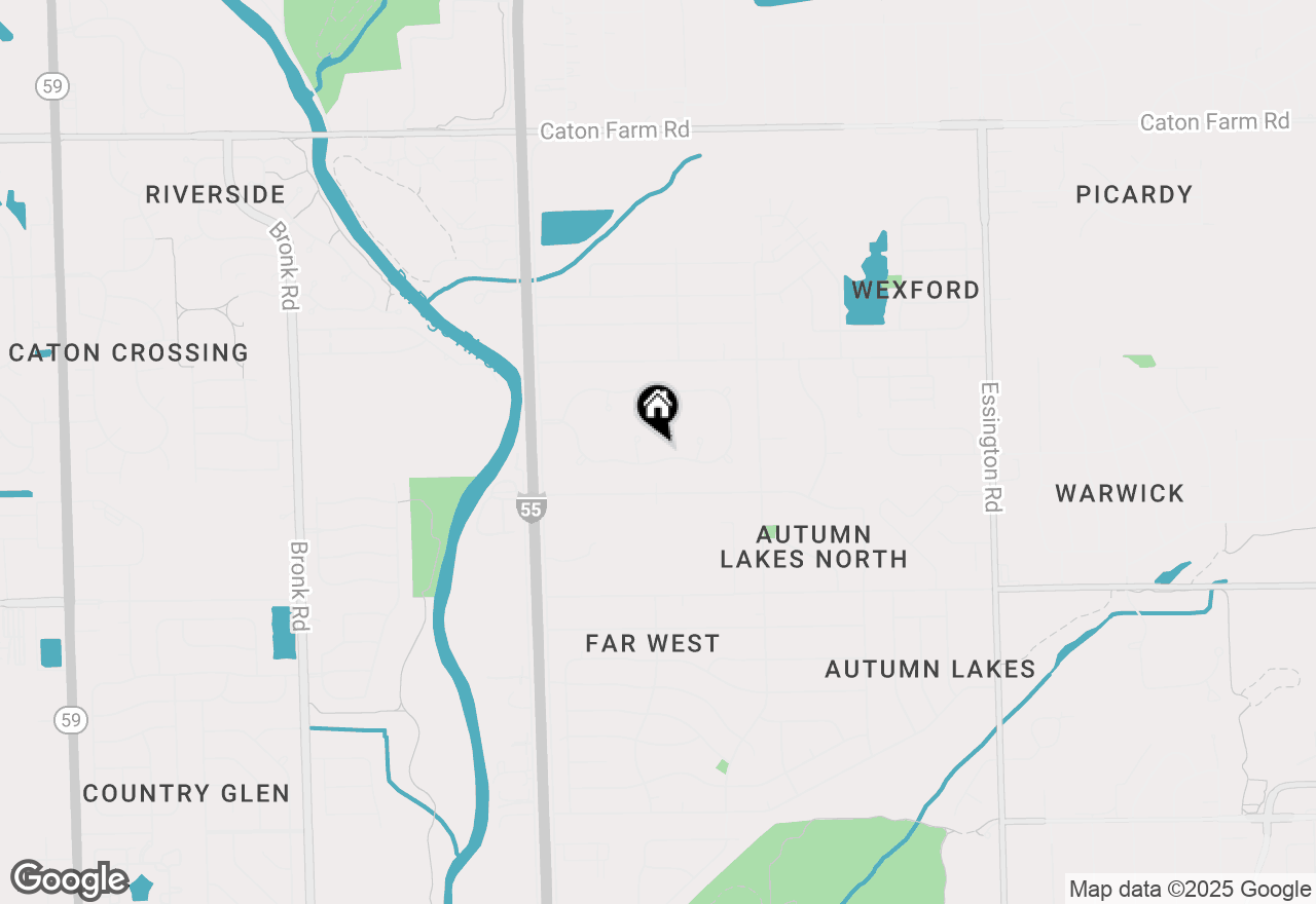 Map of 3709 Squires Mill Road, Joliet, IL 60431