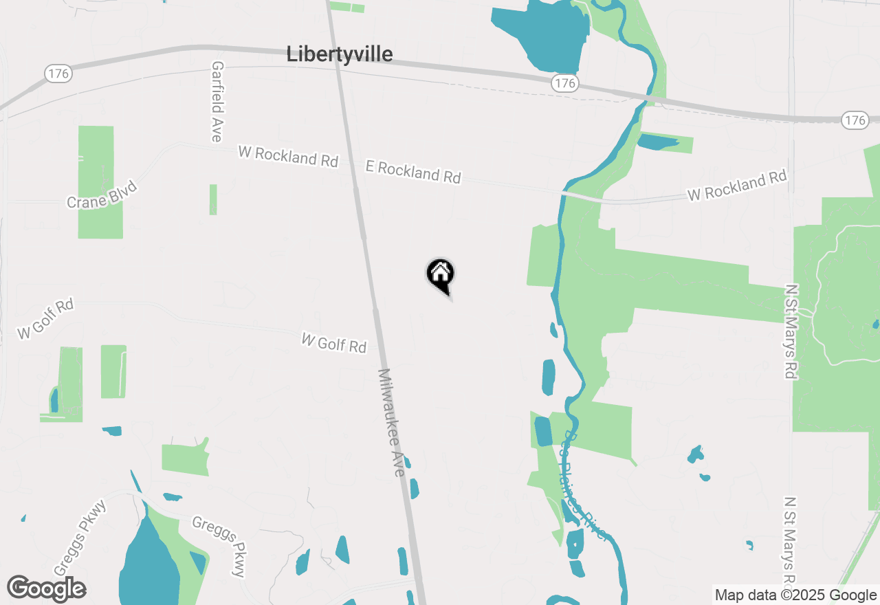 Map of 827 5th Avenue, Libertyville, IL 60048