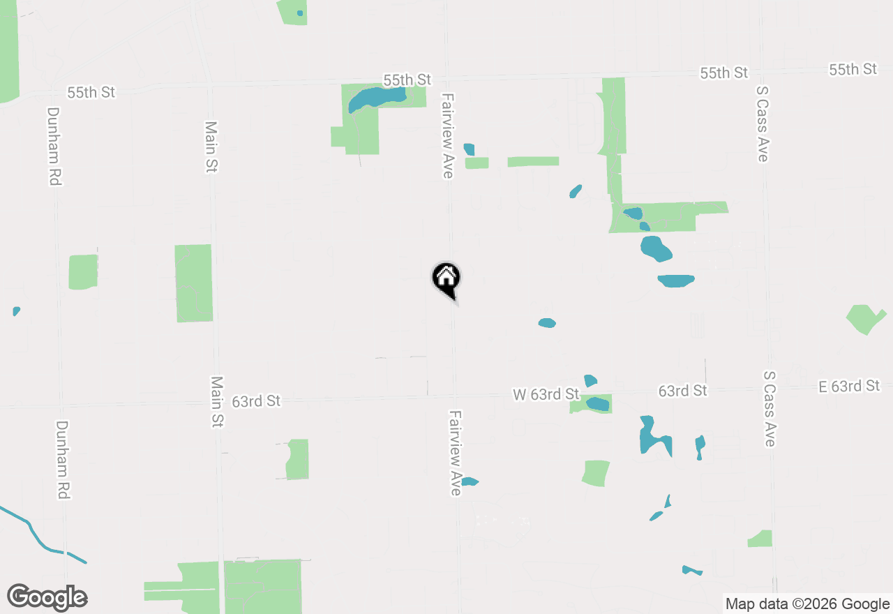 Map of 6030 Fairview Avenue, Downers Grove, IL 60516