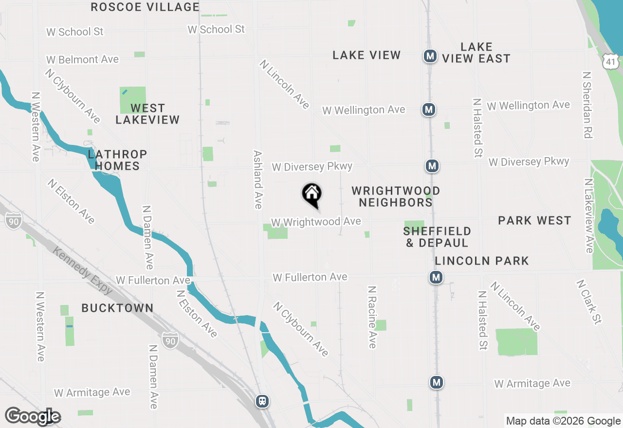 Map of 2600 N Southport Avenue #315, Chicago, IL 60614
