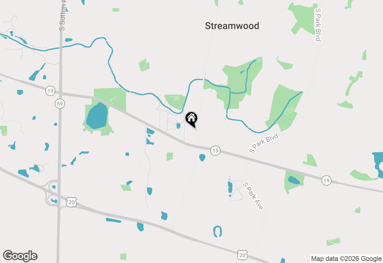 Map of 140 Heritage Lane, Streamwood, IL 60107