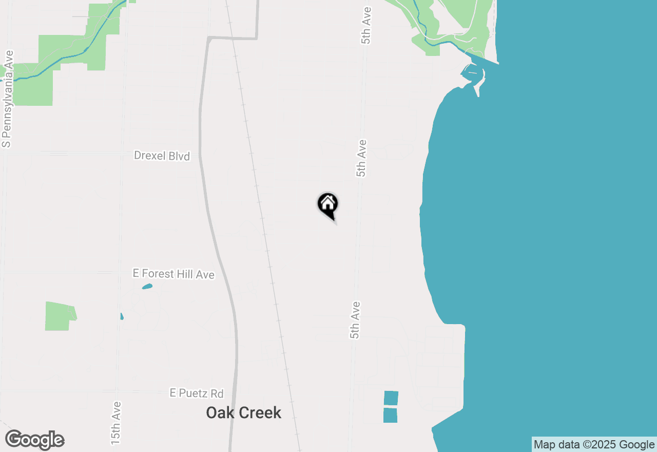 Map of 618 Clark Ave, South Milwaukee, WI 53172