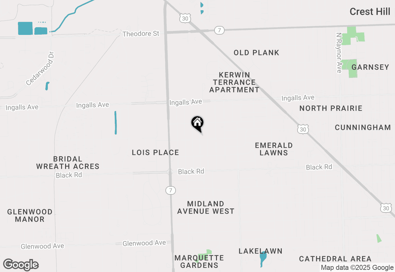 Map of 1003 Krings Lane, Joliet, IL 60435